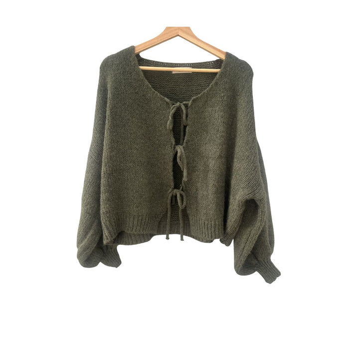 Tie Front Cardigan