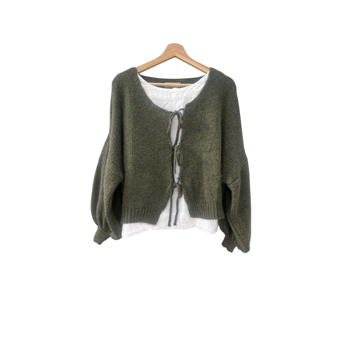 Tie Front Cardigan