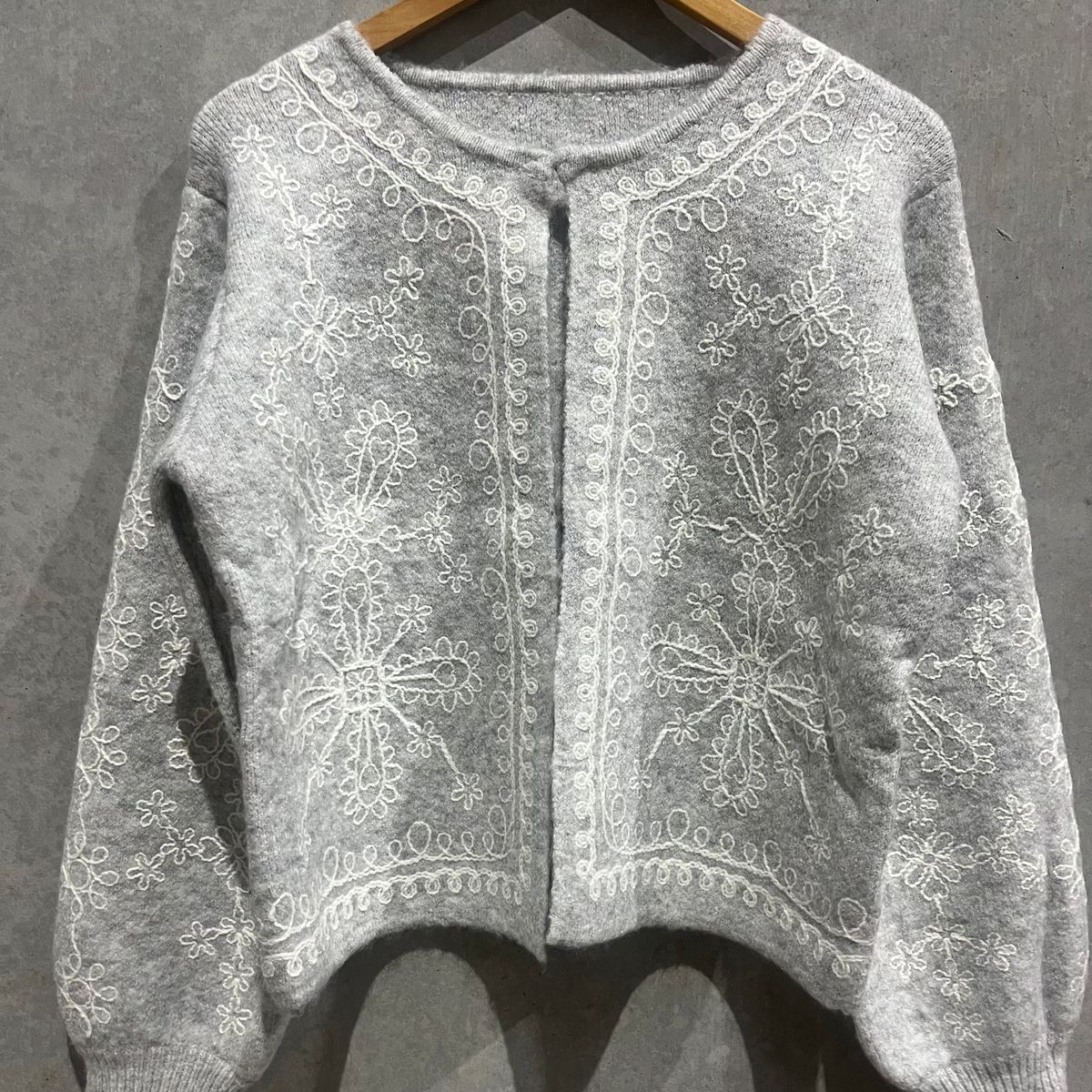 Embroidered Cardigan