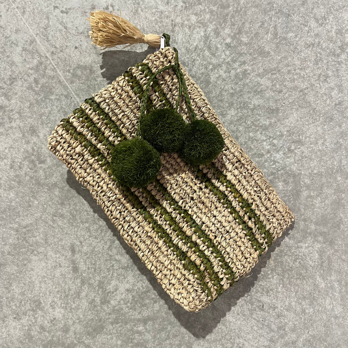 Rattan Clutch Bag