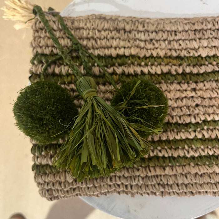Rattan Clutch Bag
